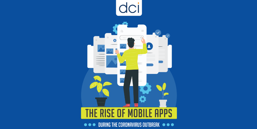 mobile app downloads infographic