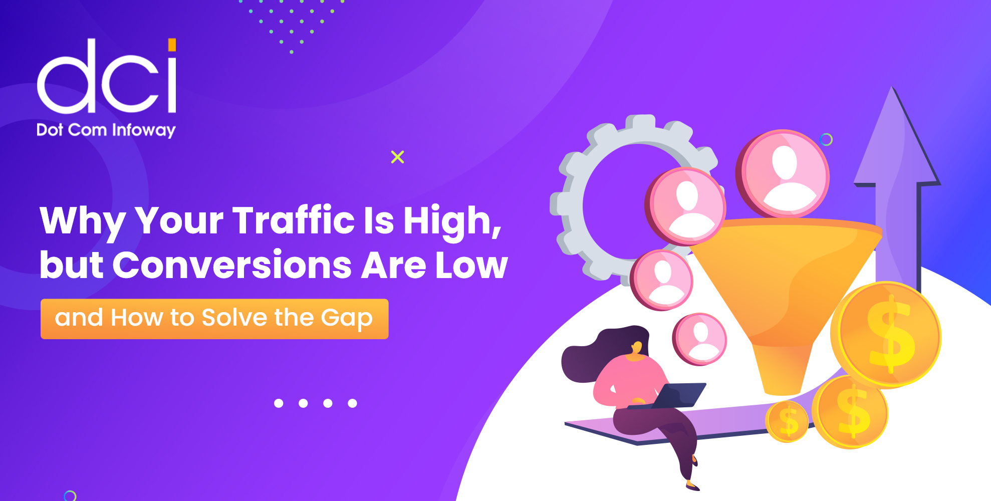 Why Your Traffic Is High, but Conversions Are Low and How to Solve the Ga